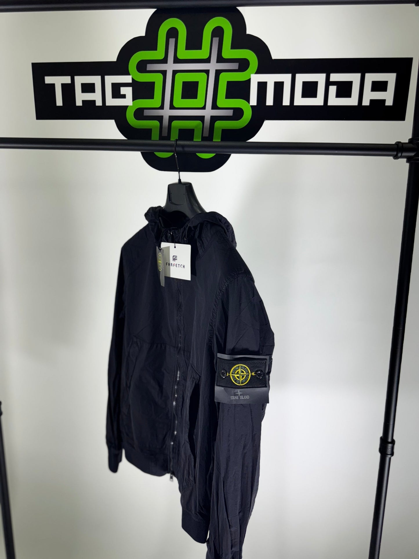 Giacca Stone Island - Nera Primaverile